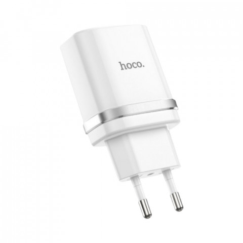 Мережевий зарядний пристрій Hoco 18W USB (white) Мережевий зарядний пристрій Hoco 18W USB (white)